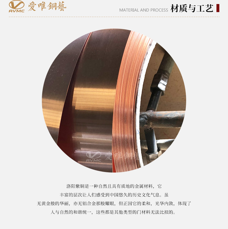 愛(ài)唯銅門(mén)廠家定制新中式入戶(hù)雙開(kāi)門(mén)